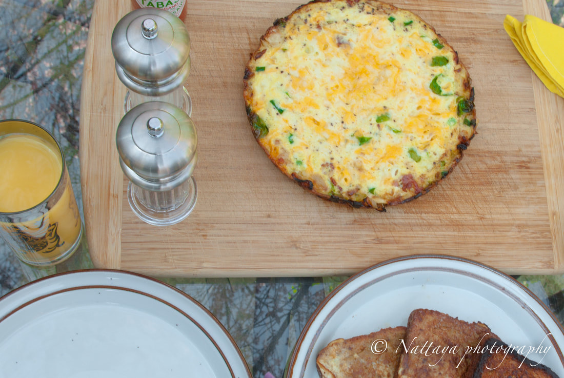 BB (Brussels sprout & Bacon ) Frittata : NATTYSPANTRY.COM