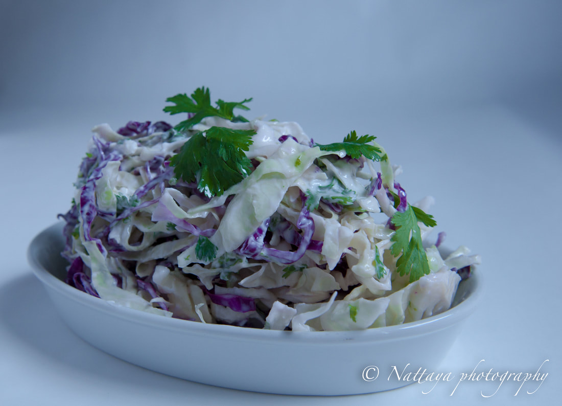 Homemade Cabbage slaw recipe:Nattyspantry.com
