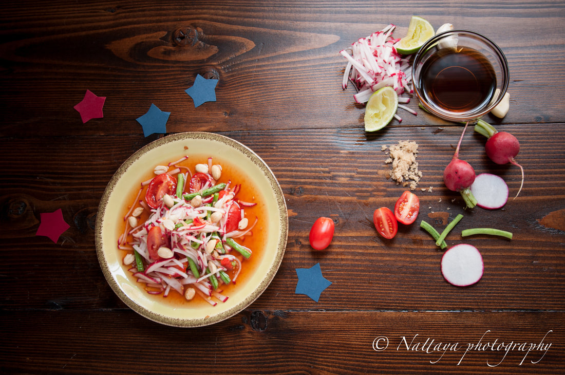 Natty's style : Thai Radish Salad Recipe: Nattyspantry.com