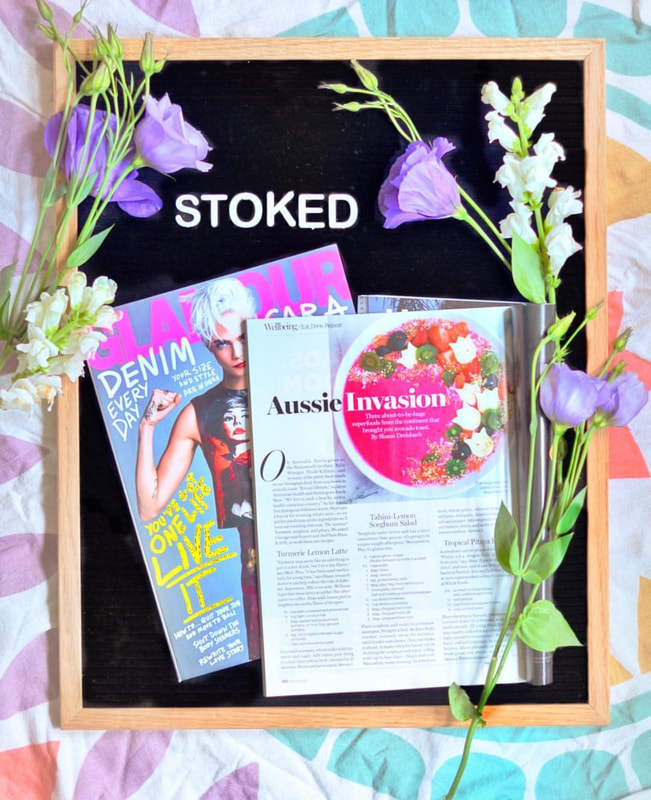 Pink love of blossoms bowl have been featured on Glamour magazine