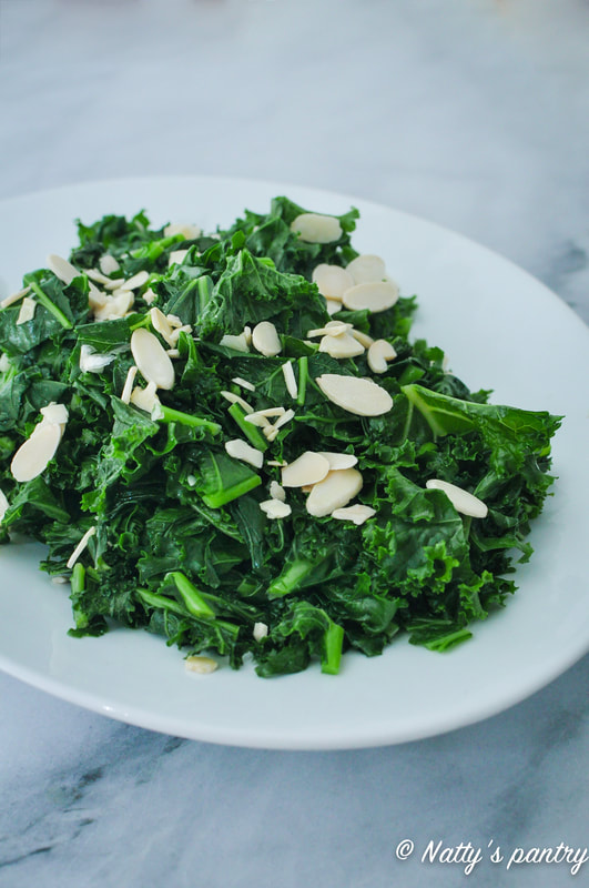 Quick and Simple Sautéed Kale with Garlic Recipe,whole30 : nattyspantry.com