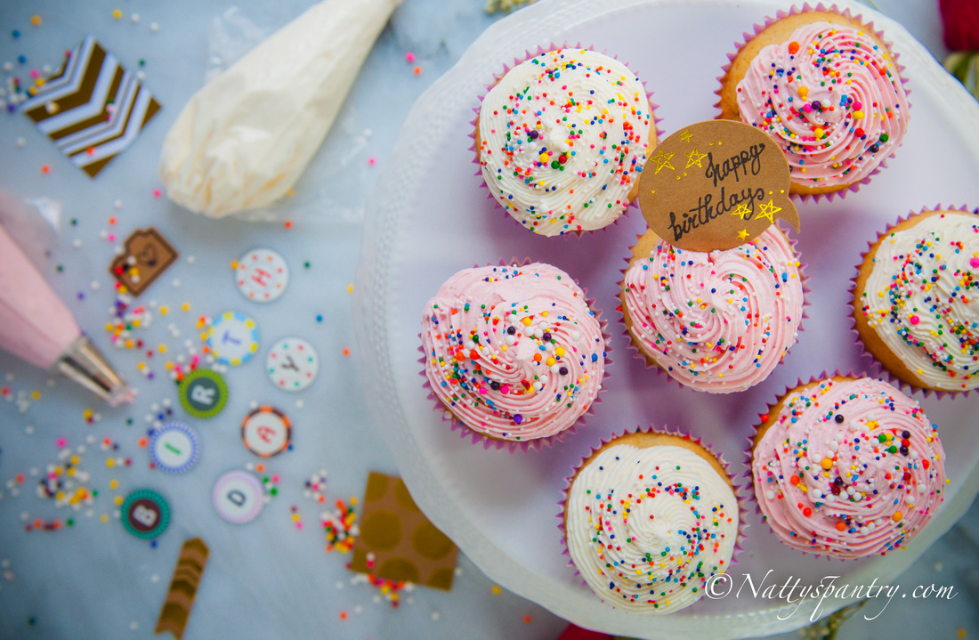  ﻿Pound Cake Birthday Cupcakes Recipe: Nattyspantry.com