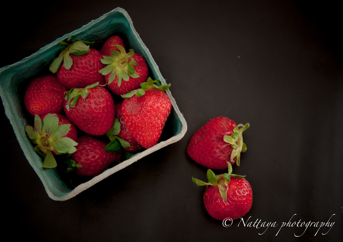 strawberries : Spring fresh fruit salad