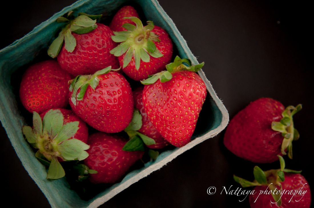 strawberries : Spring fresh fruit salad