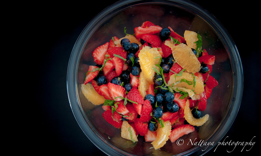 Spring fresh fruit salad recipe : nattyspantry.com