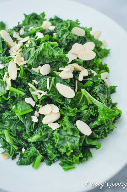  Quick and Simple Sautéed Kale with Garlic Recipe: NATTYSPANTRY.COM